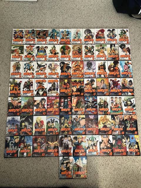 Naruto 1 to 72 Volume Full set