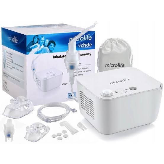 Swiss Microlife NEB 200 Active Compressor Nebulizer for Child & Adult with 3 years brand warranty by Transcom/Tronzz. 