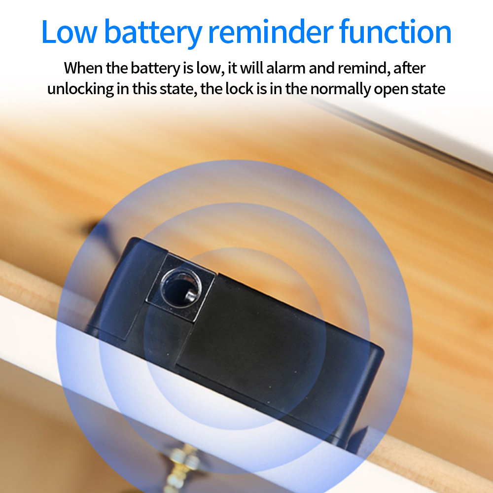 NFC IC Card TTlock App Unlock Lock Keyless Invisible Cabinet Door Lock Drawer Locker  Furniture Wooden Electronic Smart Locks. 