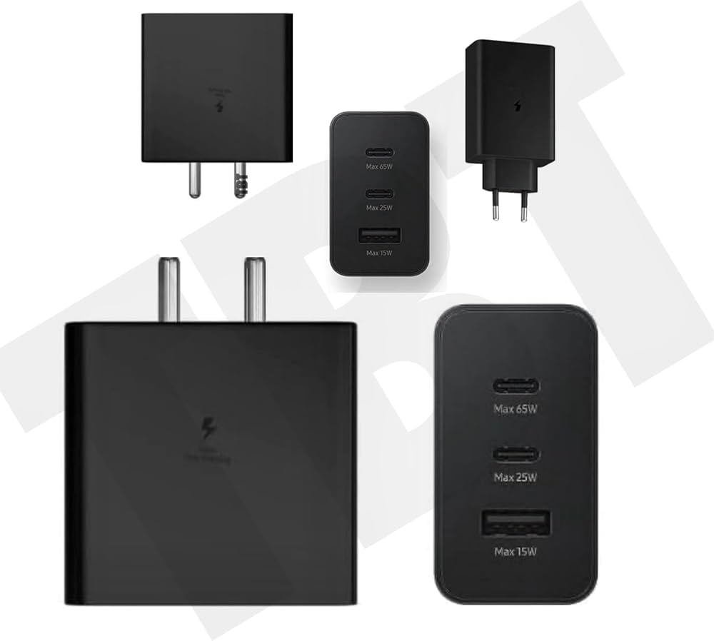 Nothing 65W GaN 3A Multiport Mobile PD Charger Compatible with Nothing Phone 2A Plus, Nothing Phone 2A, Nothing Phone 1,Nothing Phone 2, Nothing CMF Phone 1,Samsung S24 Ultra, Pixel -(Black). 