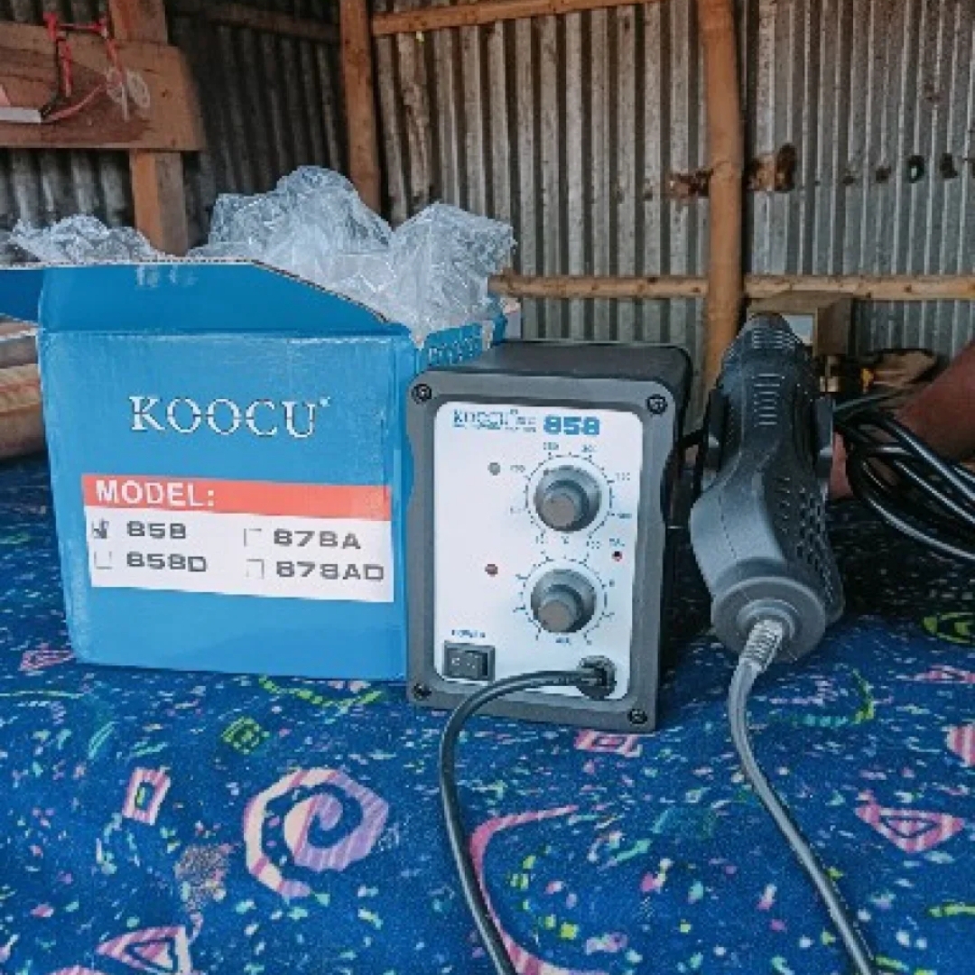 Analog 858A Hot Air Soldering Station Multifunction SMD/SMT Rework station with LED Indicator Light Replace  Baku Active Quick Koocu 858D 878D+ BK-858A. 