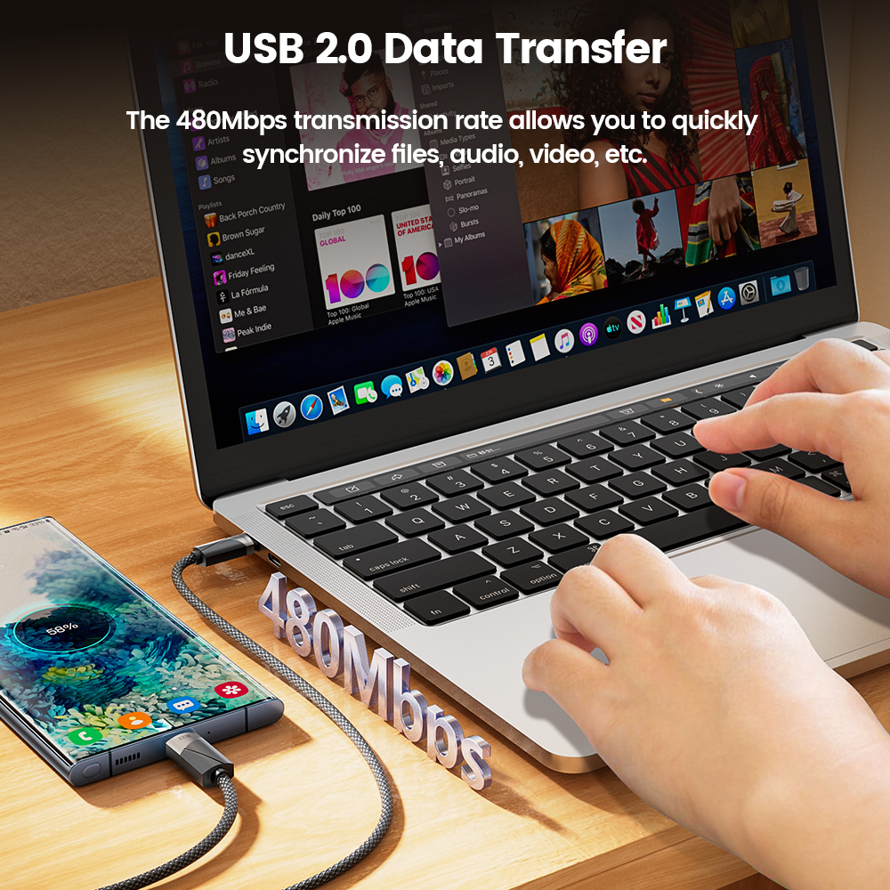 Toocki 3 in 1 Type C Cable To USB C Micro Lightning Data Cord For iPhone 15 Pro Max 100W Fast Charging Wire For Samsung Xiaomi. 