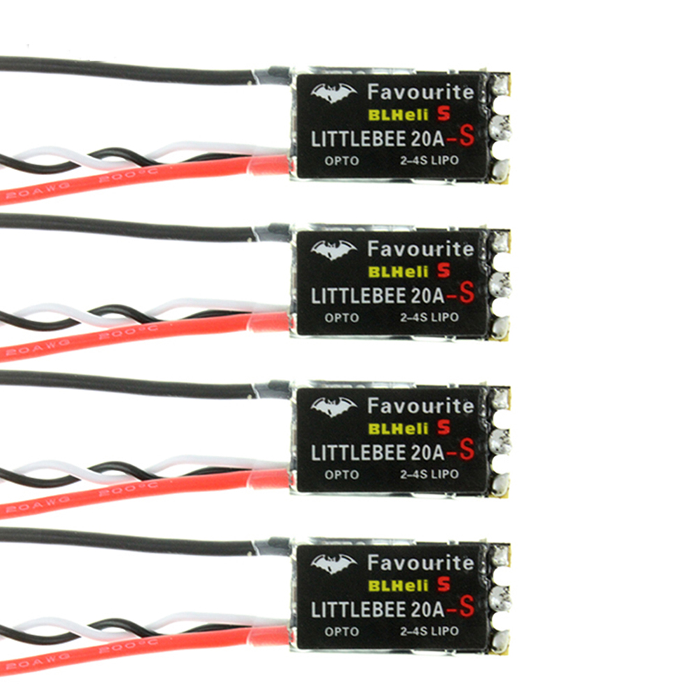 9IMOD Favourite FVT LittleBee 20A/30A ESC BLHeli_S OPTO 2-6S Brushless Speed Controller. 