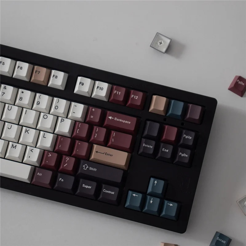 GMK Mixed Lights Keycaps Gaming Profile Cherry PBT Material 23/129 Keys Keycaps Cherry For MX Switch Mechanical Keyboard. 