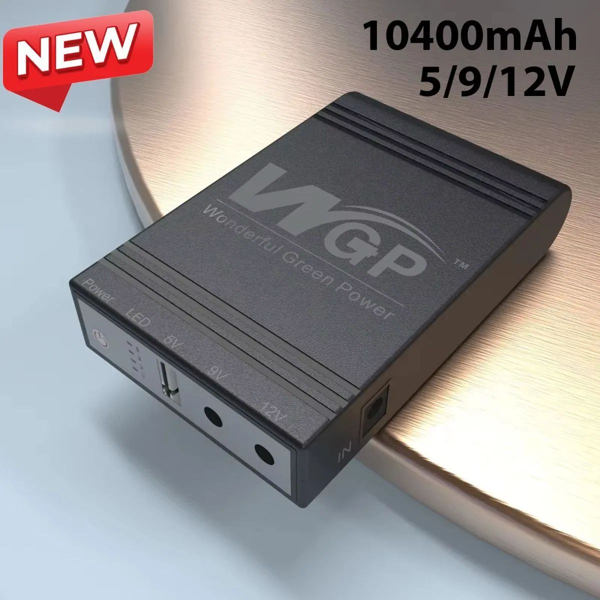 New Version wgp mini UPS 10400mAh – 5/9/12V – With 2 Year Warranty