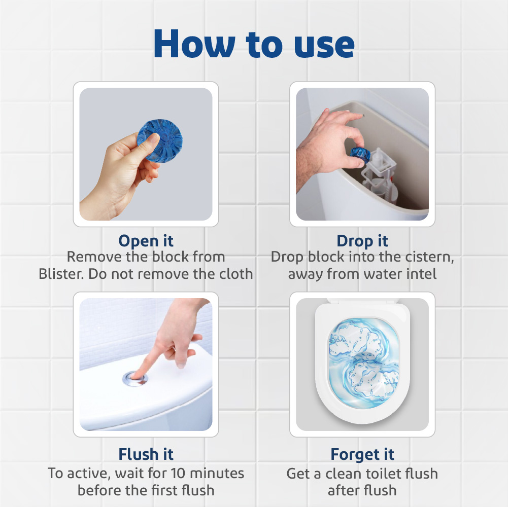 Harpic Flushmatic In-Cistern Toilet Cleaner Twin Pack 100 gm. 