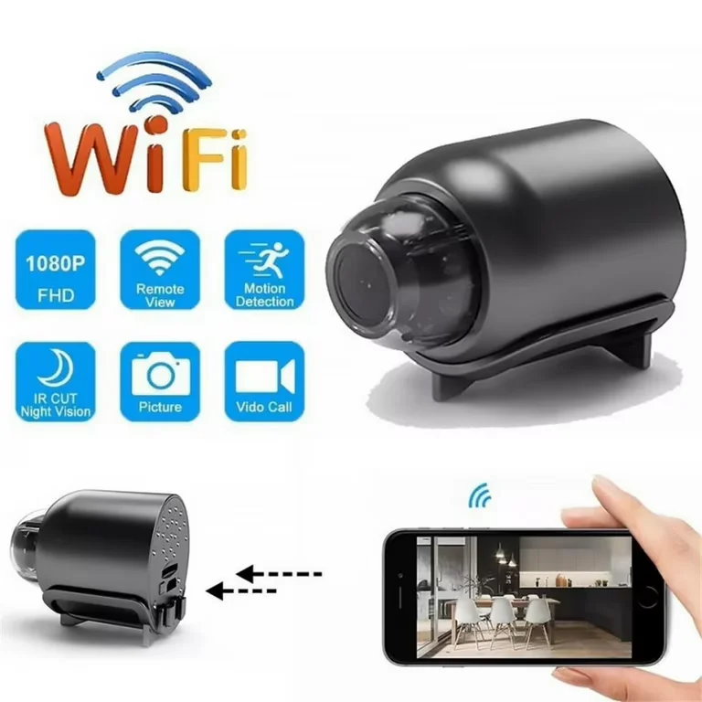 CASIFY X5 HD Mini Camera WiFi Baby Monitor Indoor Safety Security Surveillance Camcorder IP Cam Audio Video Recorder EVG