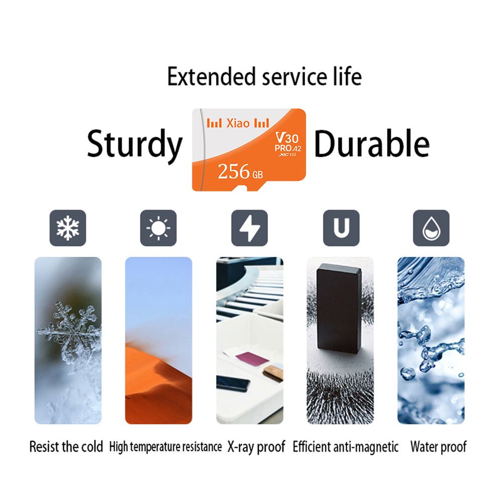For Xiaomi Micro SD 256GB Memory Card Class 10 for Phone Camera. 
