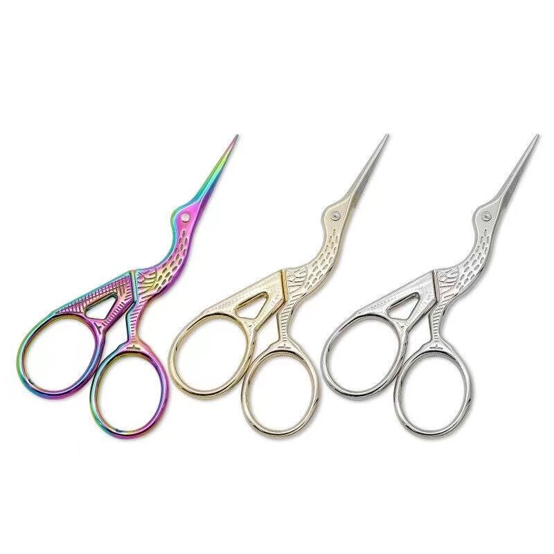 New Crane Cut Tea Bag Scissors Tea Bag Scissors Fishing Scissors Hand Cross Stitch Thread Scissors Household Small Scissors