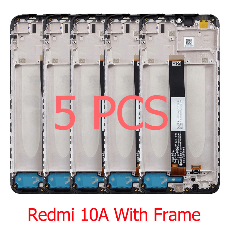 Original LCD For Xiaomi Redmi 10A 10C 220333QAG 220333QNY 220233L2I 220233L2G LCD With Frame Display And Touch Screen Assembly. 