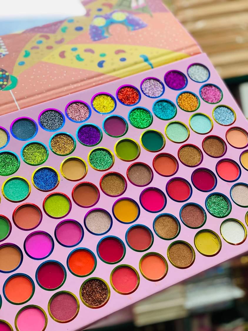 BILLIE Beauty 77 Color Eyeshadow Palette Matte Eyeshadow Glittery Eyeshadow Shimmer Eyeshadow Colorful Eyeshadow. 