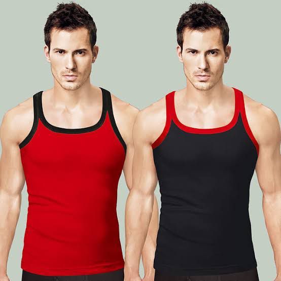 Hung sando ganji for Man comfortable and stylish 2pcs combo style( tang top, sleeveless, sendo genji). 