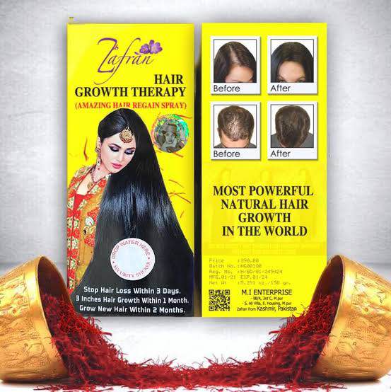 New Zafran Hair Growth Therapy - 150ml. 