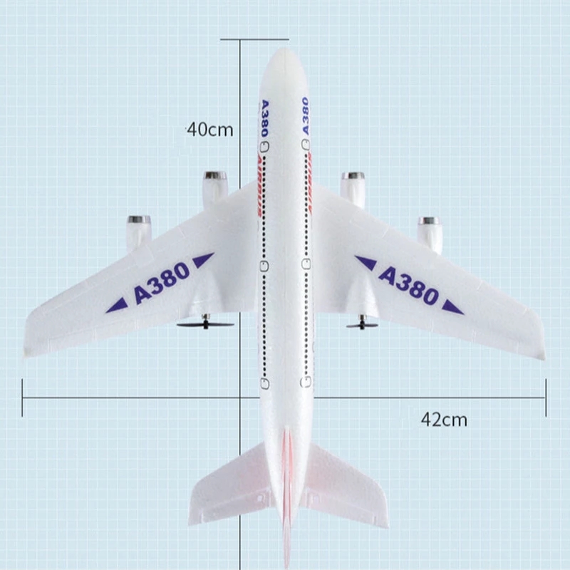 Airbus A380 RC Airplane Boeing 747 RC Plane Remote Control Aircraft 2.4G Fixed Wing Plane Model RC Plane Toys for Children Boys. 