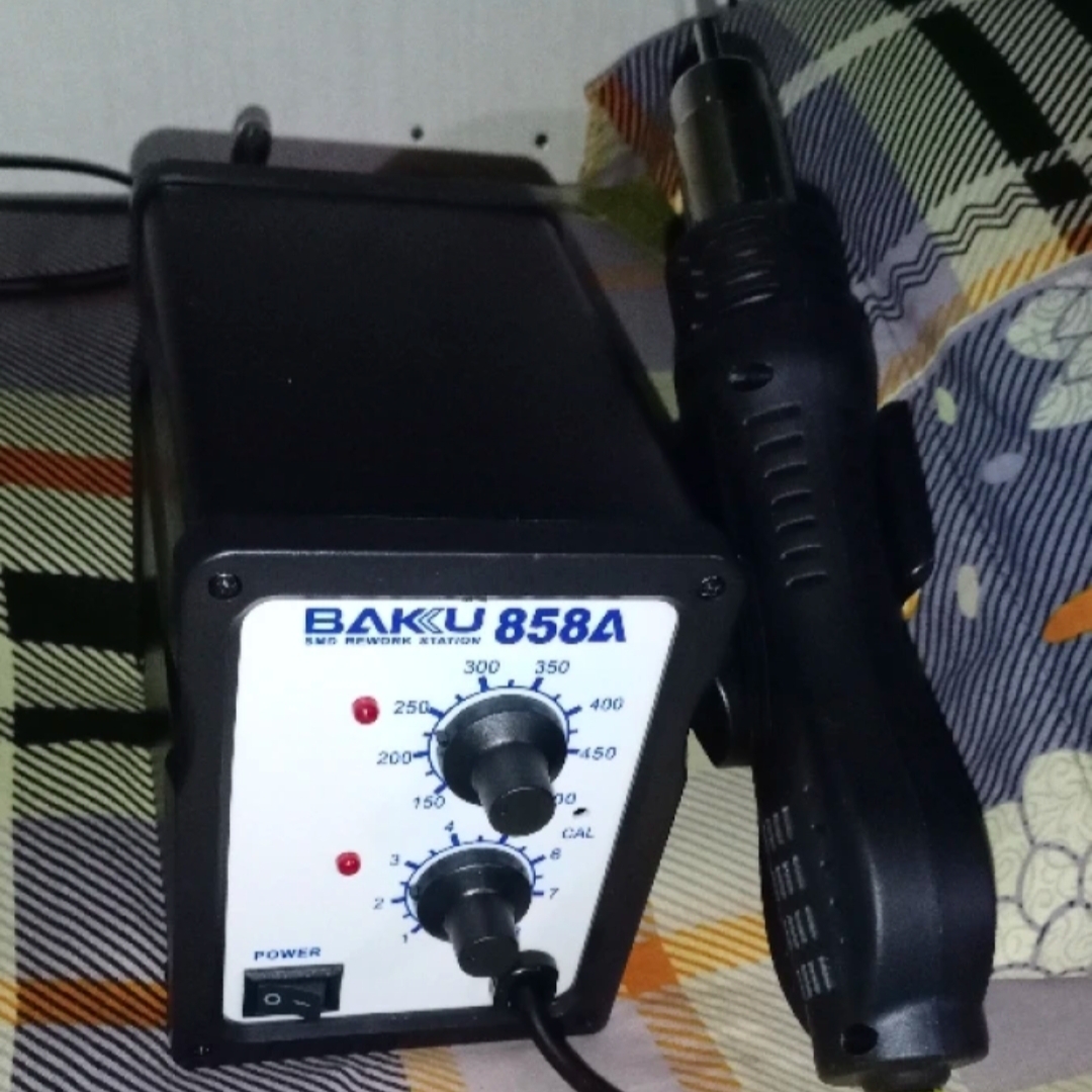 Analog 858A Hot Air Soldering Station Multifunction SMD/SMT Rework station with LED Indicator Light Replace  Baku Active Quick Koocu 858D 878D+ BK-858A. 