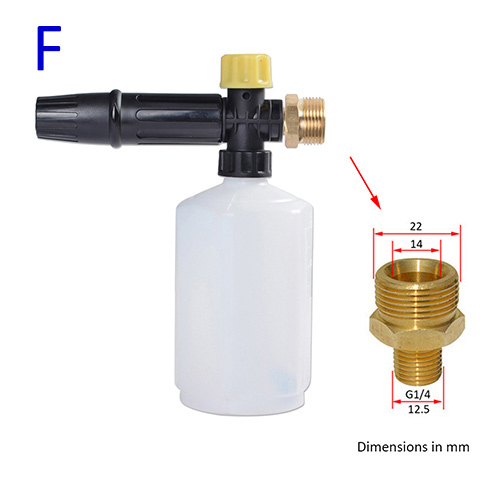Car foam wash Snow foam lance foam nozzle foam cannon foam generator for Daewoo Hammer Karcher Huter Makita High Pressure Washer. 