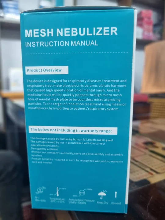 Portable Mesh Nebulizer JSL-W303/ Nebulizer. 