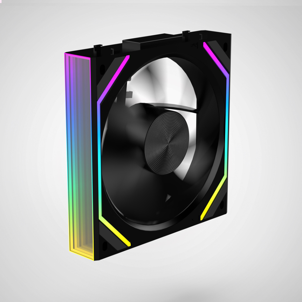 Jungle Leopard Case Fan V2RS Magic Block Free Splicing 120mm PC Computer 12V Chassis Fan Lian 3PIN 5V ARGB Divine Light Li. 