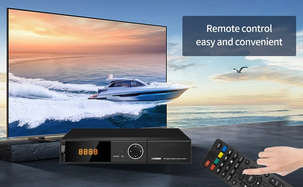 Remote Control TV Box for DANSAT 993/995/999 MINI HD/STARGOLD SG-610/777HD/NHE/CLASS/ANDROIDSAT/TECHNOSAT TS-55/DGTECH/ICONE. 