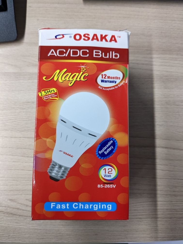 Osaka AC/DC backup LED light 12w. 