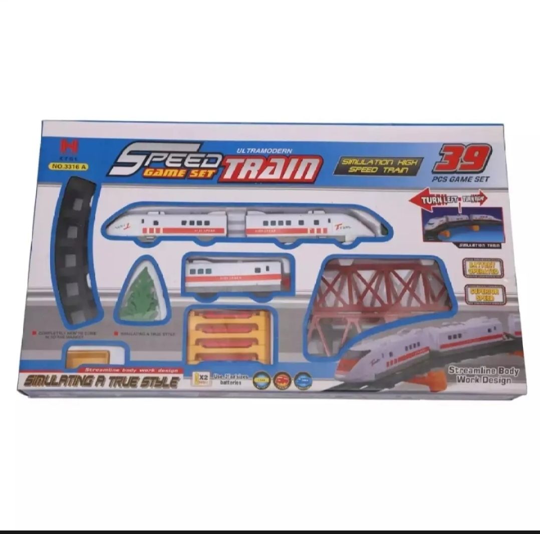 High speed train toy 39 pcs game set