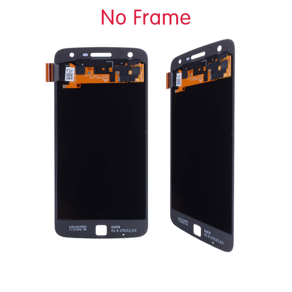 AMOLED LCD For Moto Z Play LCD Display Touch Screen Digitizer For Moto Z Play LCD Pantalla Full Assembly XT1635 XT1635-02. 
