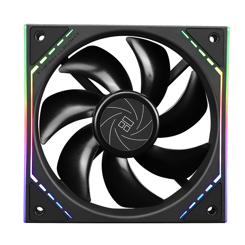 Thermalright TL-M12 12cm ARGB chassis cooling fan, unlimited frame fan, colorful halo PWM cooling fan. 