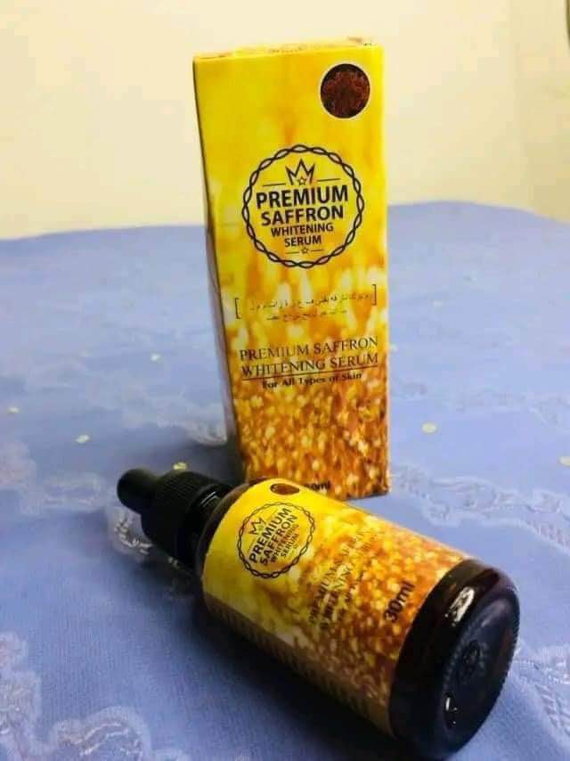 premium saffron whitening serum-30 ml. 