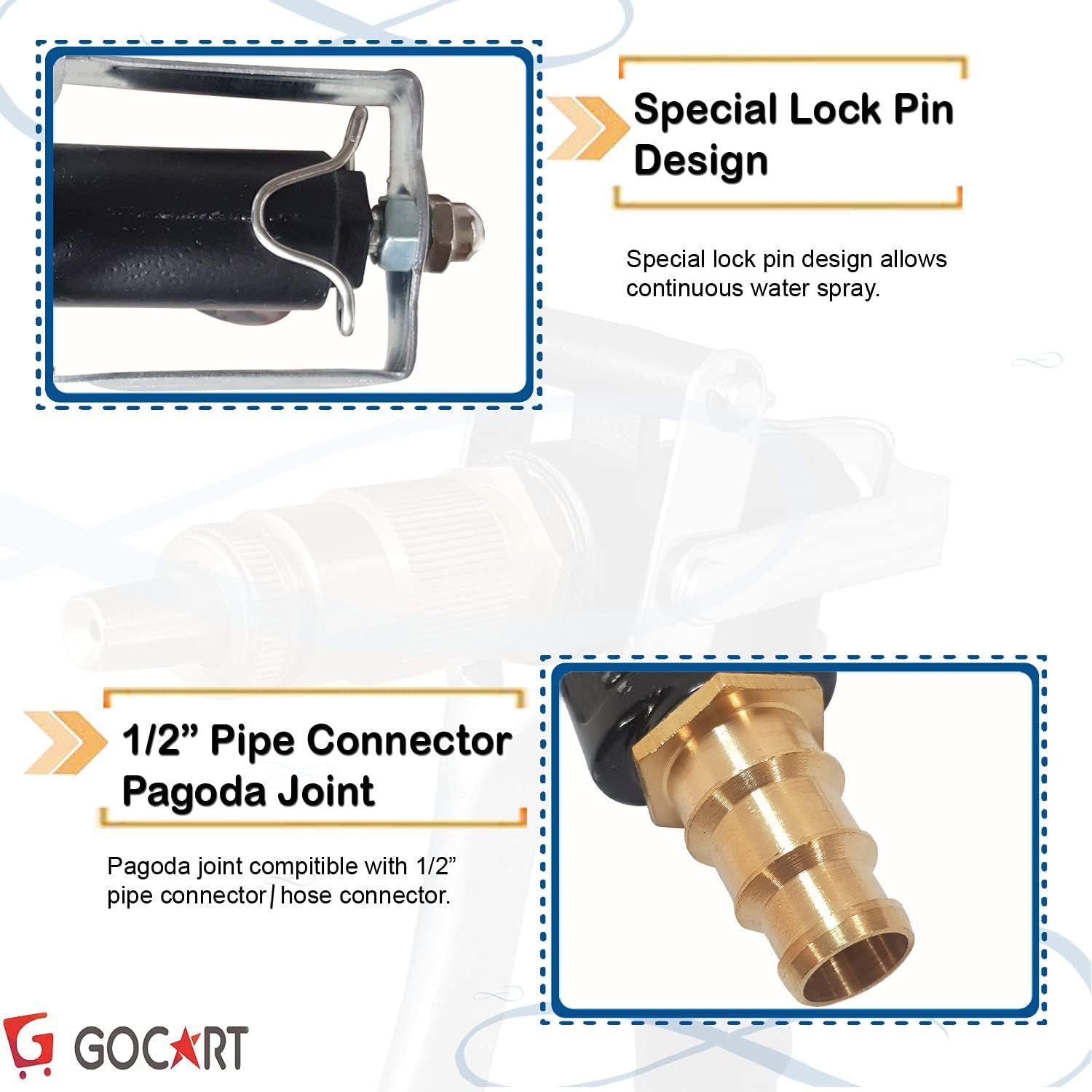 Metal trigger brass nozzle water spray gun

bagan er jonno uccho presure er water gun spray. 