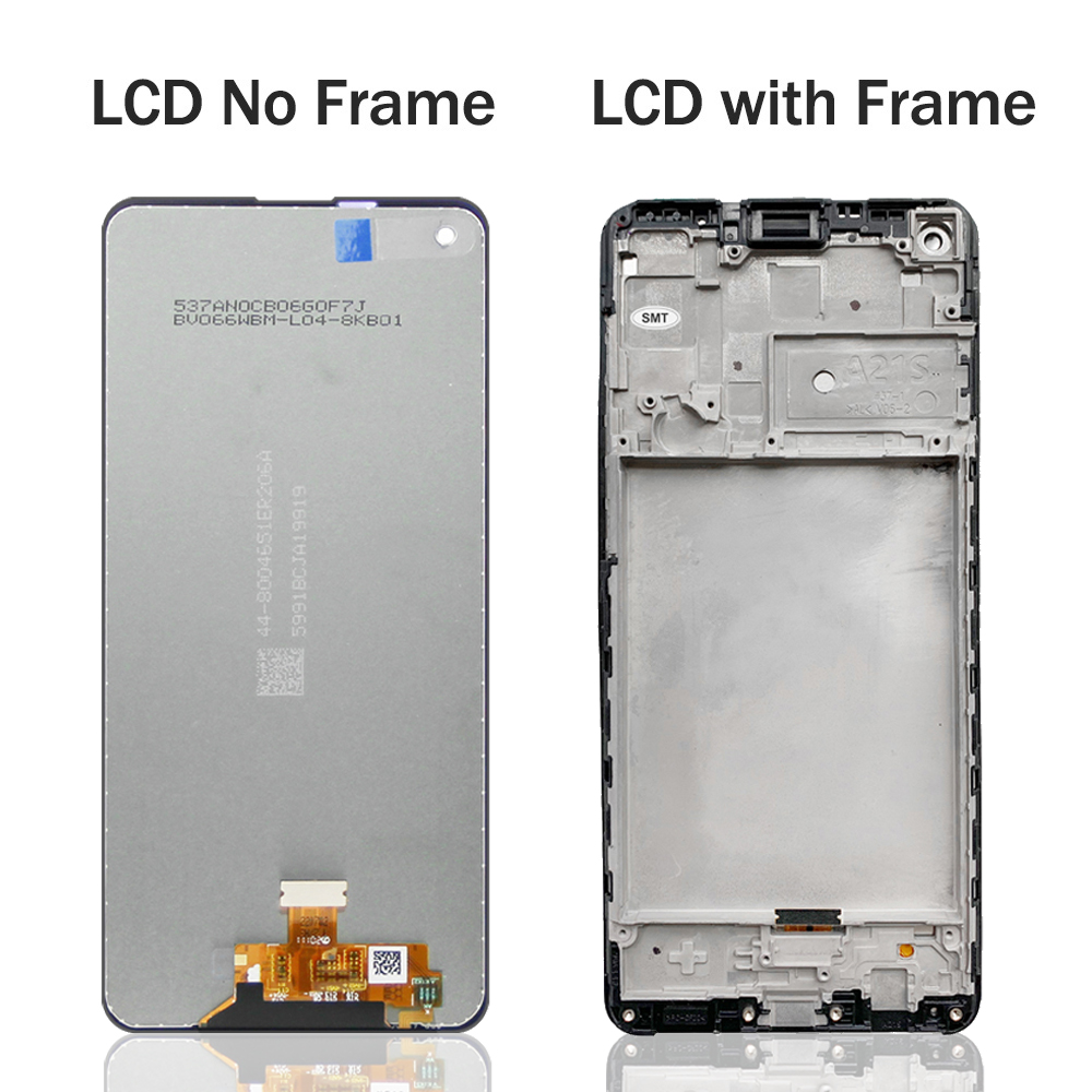 a21s Display Screen for Samsung Galaxy A21S Lcd Display Digital Touch Screen with Frame for Samsung A21S A217 A217F A217F/DS. 