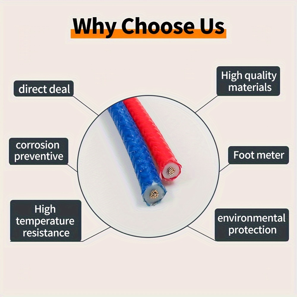 12V Silicone Rubber Low-voltage Heating Wire with Cold Wire Do Joint for Car Seats/Electric Blankets/Heating Pads/Floor Mat. 
