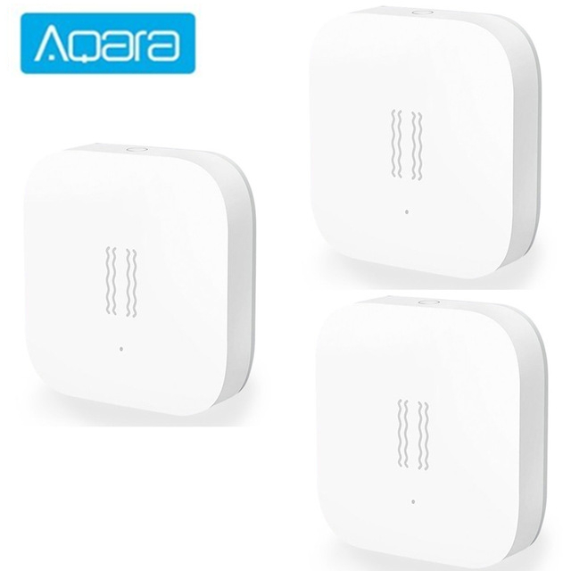 Aqara Smart Vibration Sensor Zigbee Motion Shock Sensor Detection Alarm Monitor Built In Gyro For Xiaomi Mijia Homekit Smarthome. 