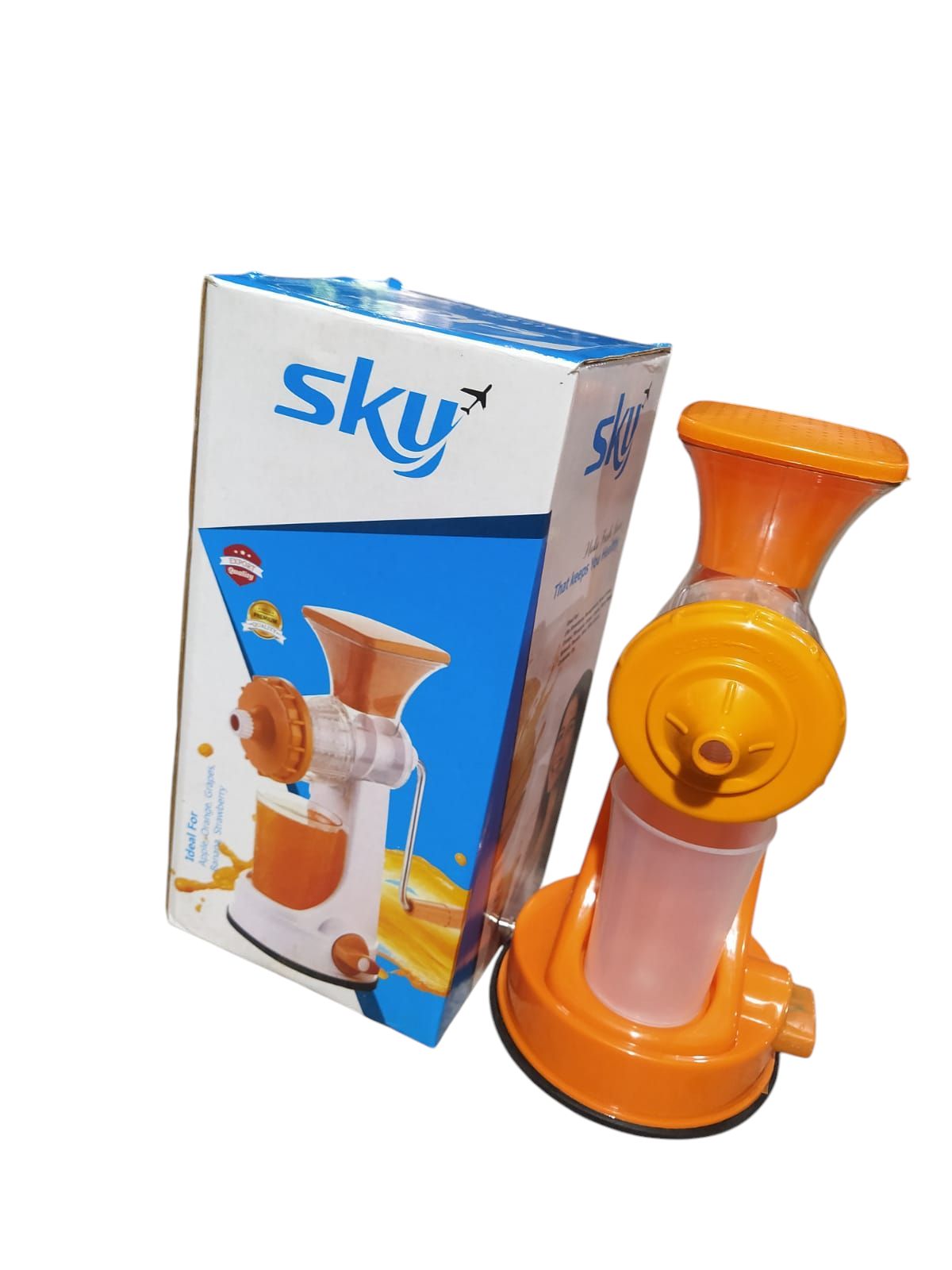 hand juicer machine Iderl For Orange Grapes Banana Strawberry. 