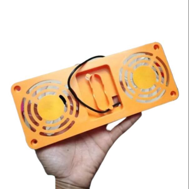 Usb double fan soundless fan