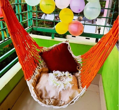 Hand Made Hammock/Dulna Hammocks 1pcs (Random color). 