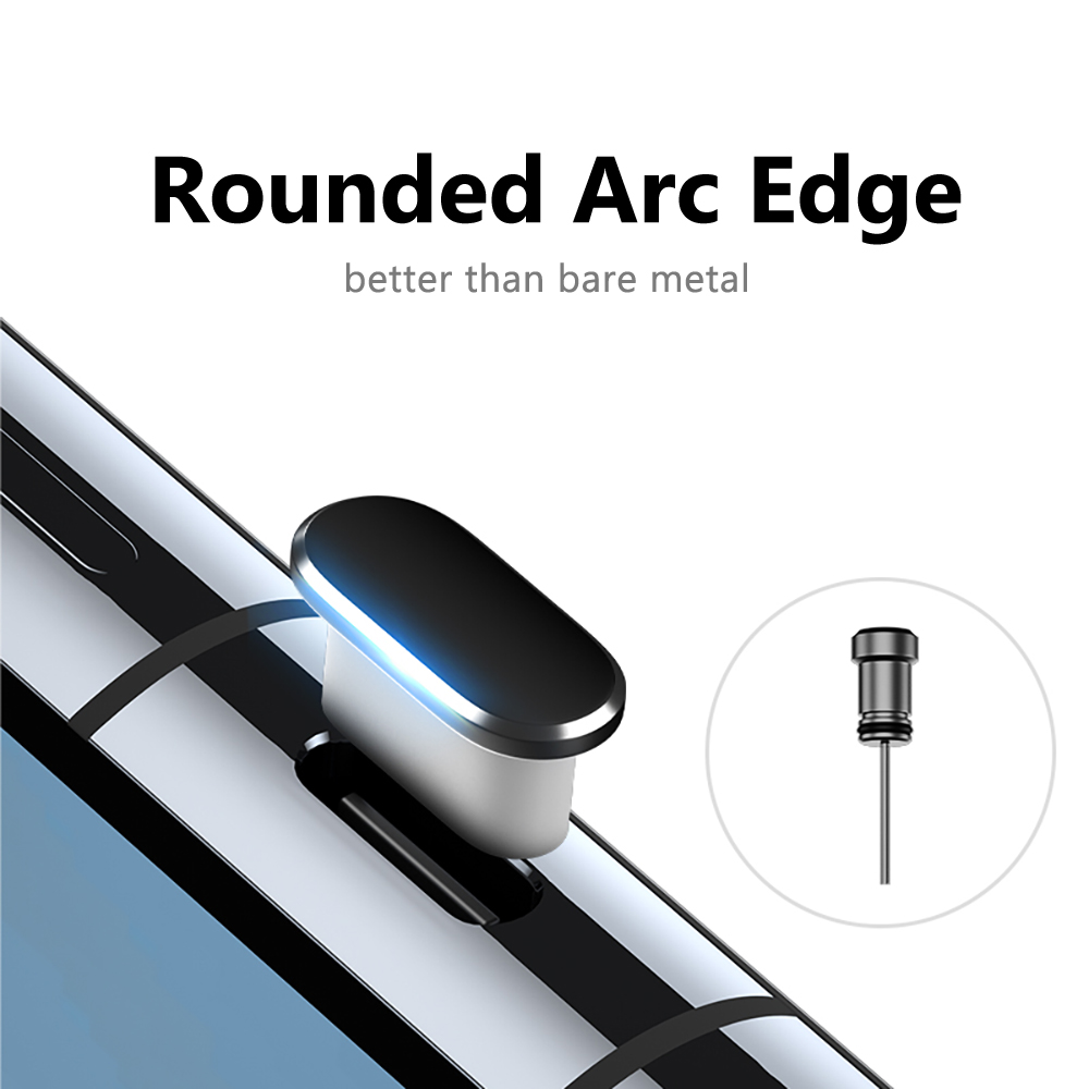 Aluminium Alloy Type C Anti Dust Plug Portable USB C Charging Port Dustproof Cover for Huawei Samsung iPhone Charging Port Cap. 