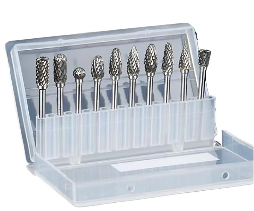 Carbide Rotary Cutter Set with Alloy Toothing 6mm dia with 3mm Stick