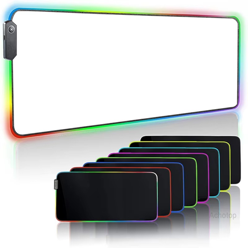Immersive RGB Gaming Mouse Pad & Keyboard Mat – Dynamic LED Backlighting for Ultimate Gaming Ambiance. 