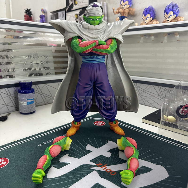 32CM Anime Dragon Ball Z Piccolo Figure Replaceable Arm Piccolo Figurine PVC Action Figures GK Statue Collection Model Toy Gifts. 
