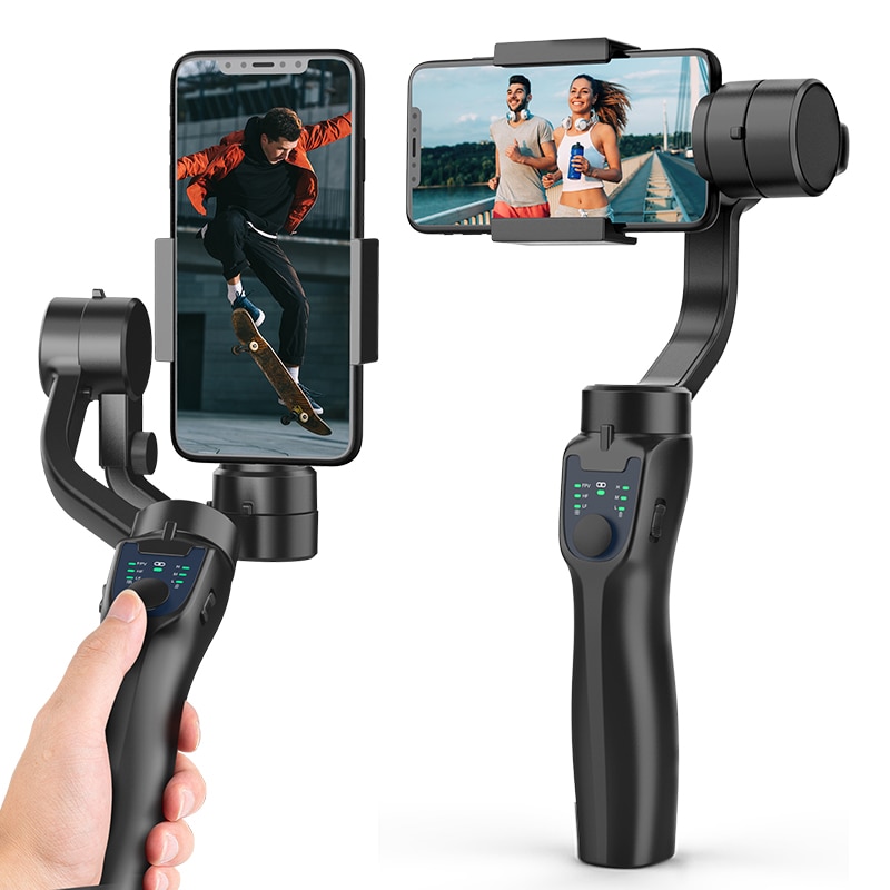 F8 Handheld 3-Axis Gimbal Phone Holder Anti Shake Video Record Stabilizer for Xiaomi iPhone Cellphone Smartphone. 