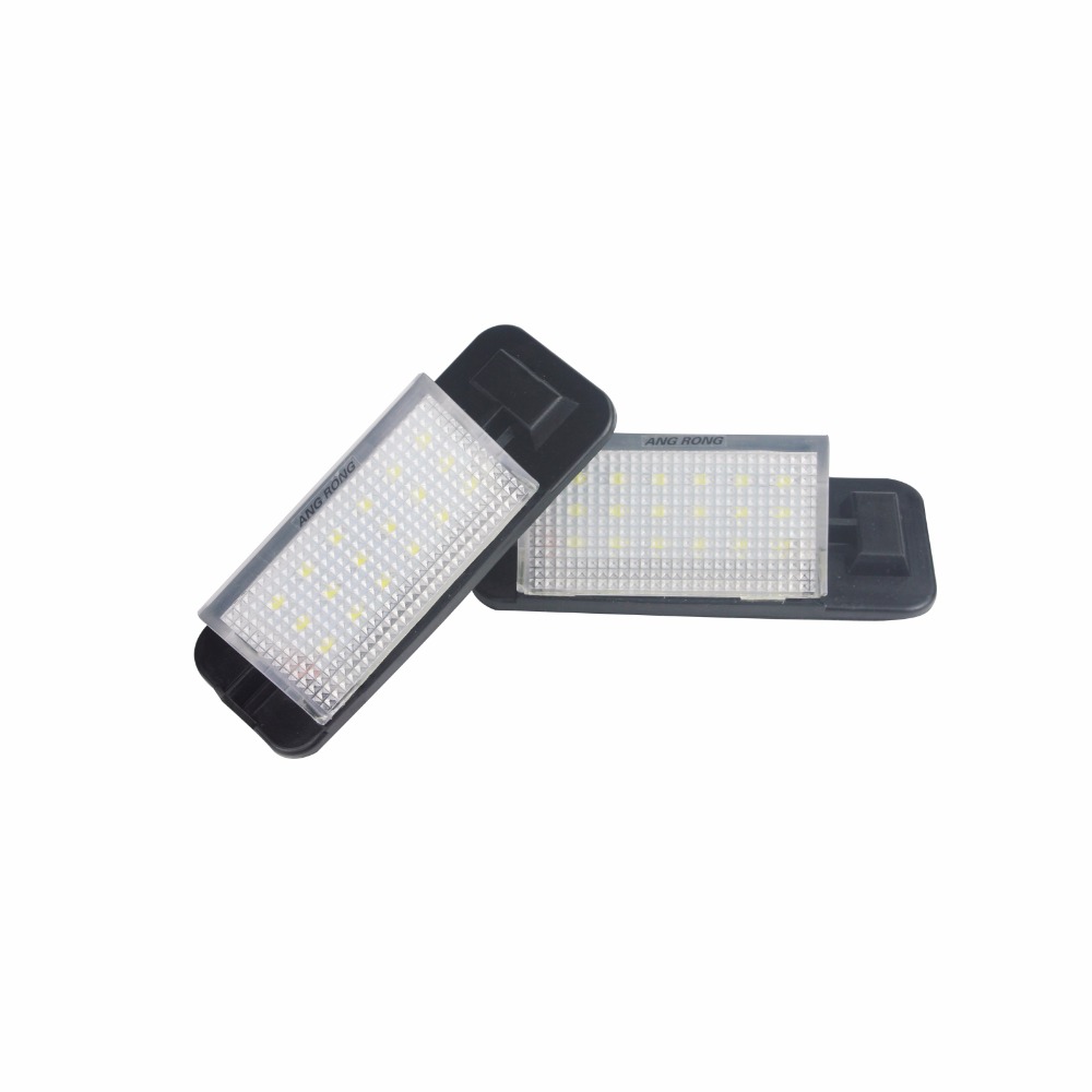 ANGRONG 2x Canbus White LED License Number Plate Light No Error For BMW 3 Series E36 M3 1992-1998. 