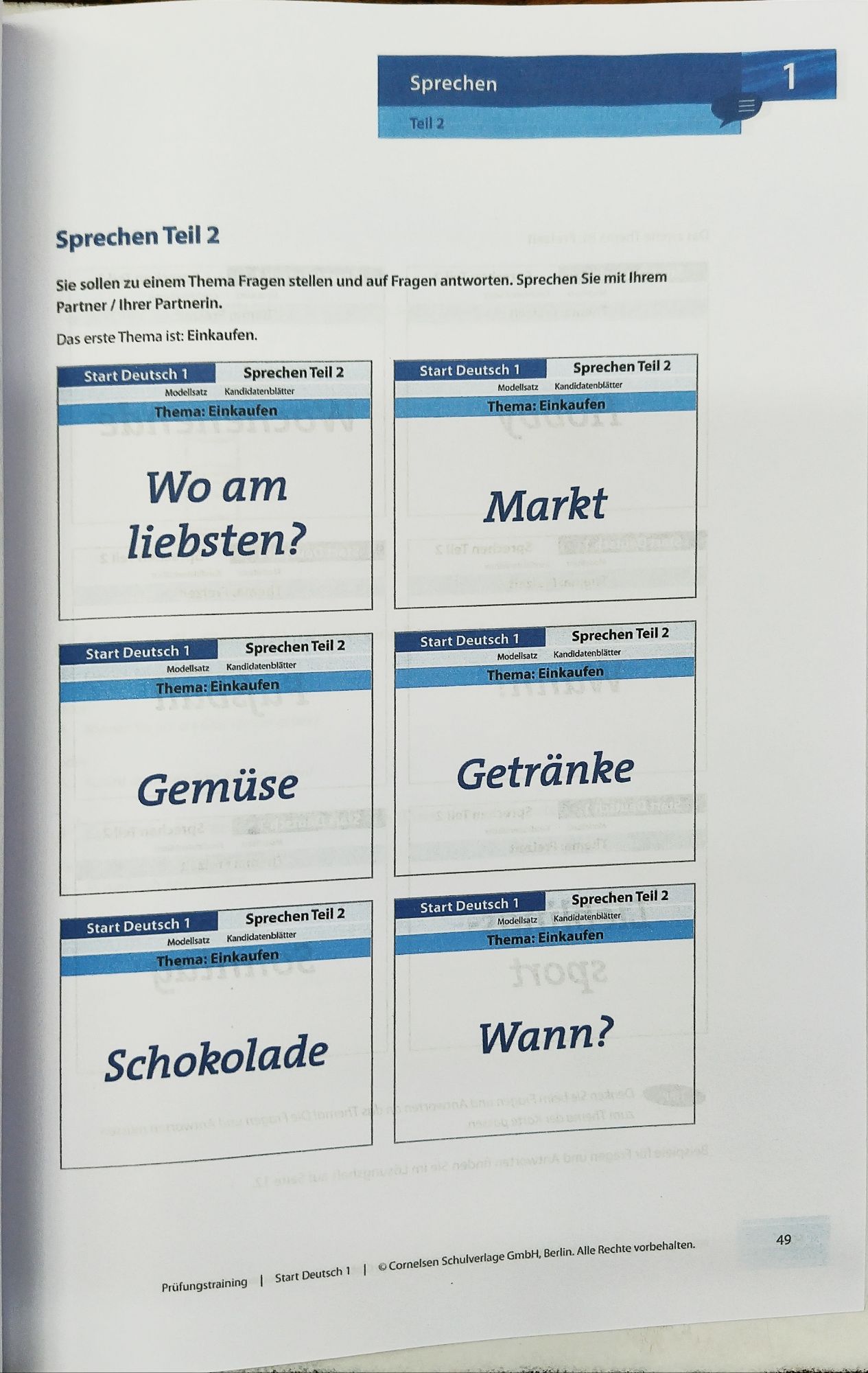 PRÜFUNGSTRAINING
START DEUTSCH 1 A1 JARMAN LANGUAGE. 