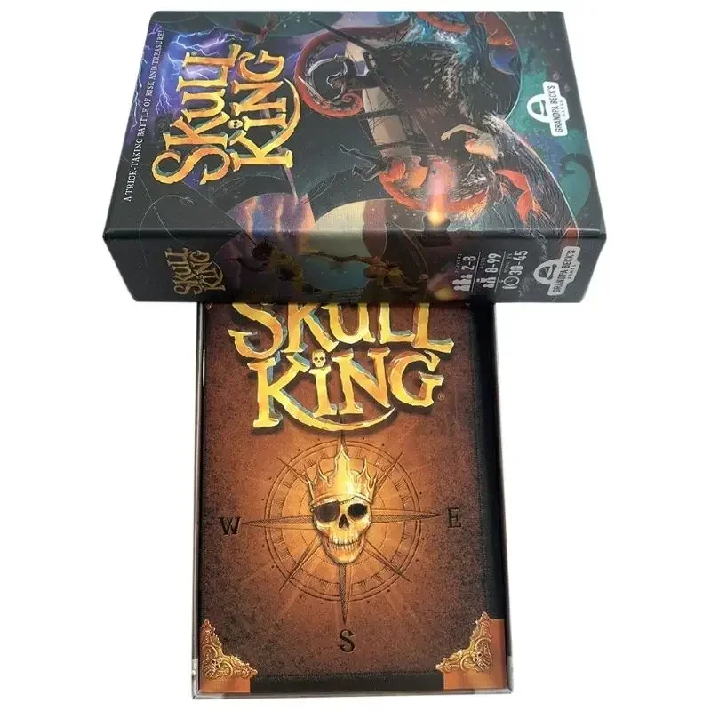 New English version Skull King Ultimate pirate game Hide your Kingdom creator card board game. 