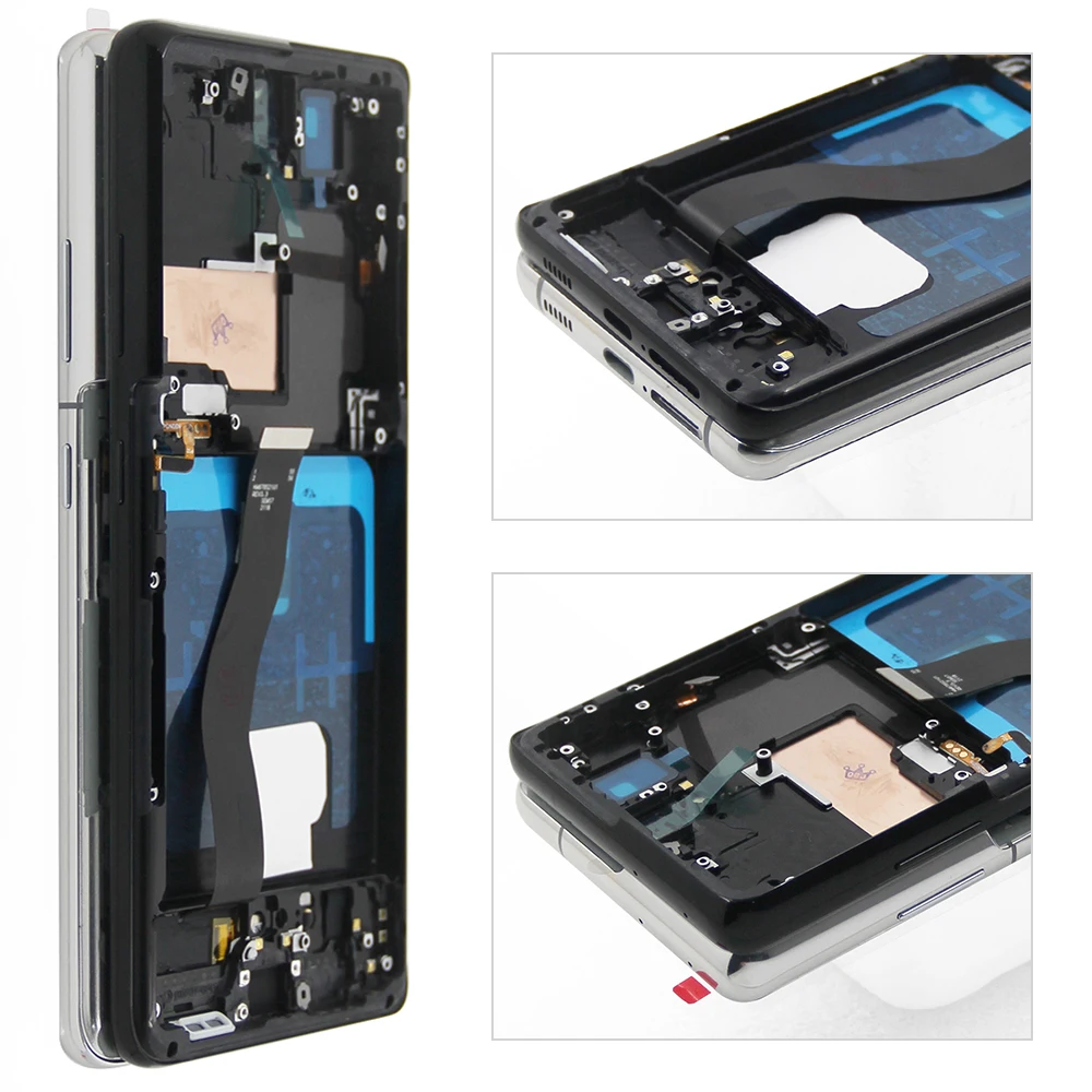 S21 Ultra For Samsung For AMOLED S21 Ultra 5G G998B G998U G998W LCD Display Touch Screen Digitizer Assembly Replacement. 