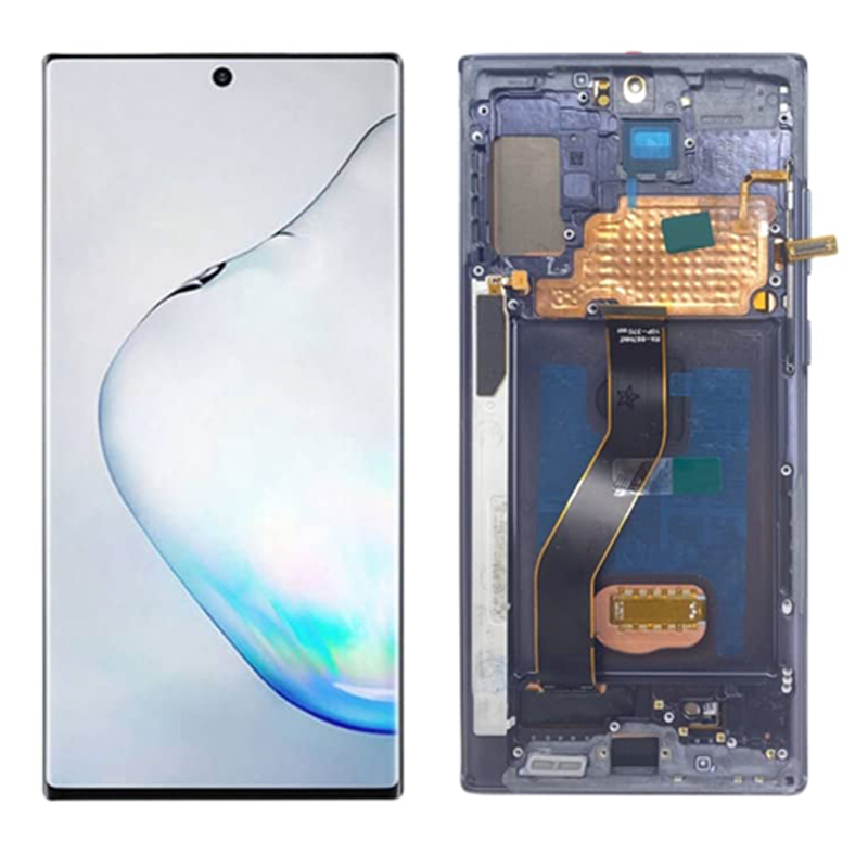 Super AMOLED Display for Samsung Note 10 Plus, 4G, 5G, Touch Screen Note10 + N975F, N976F, LCD Support S Pen, Fingerprint Work. 