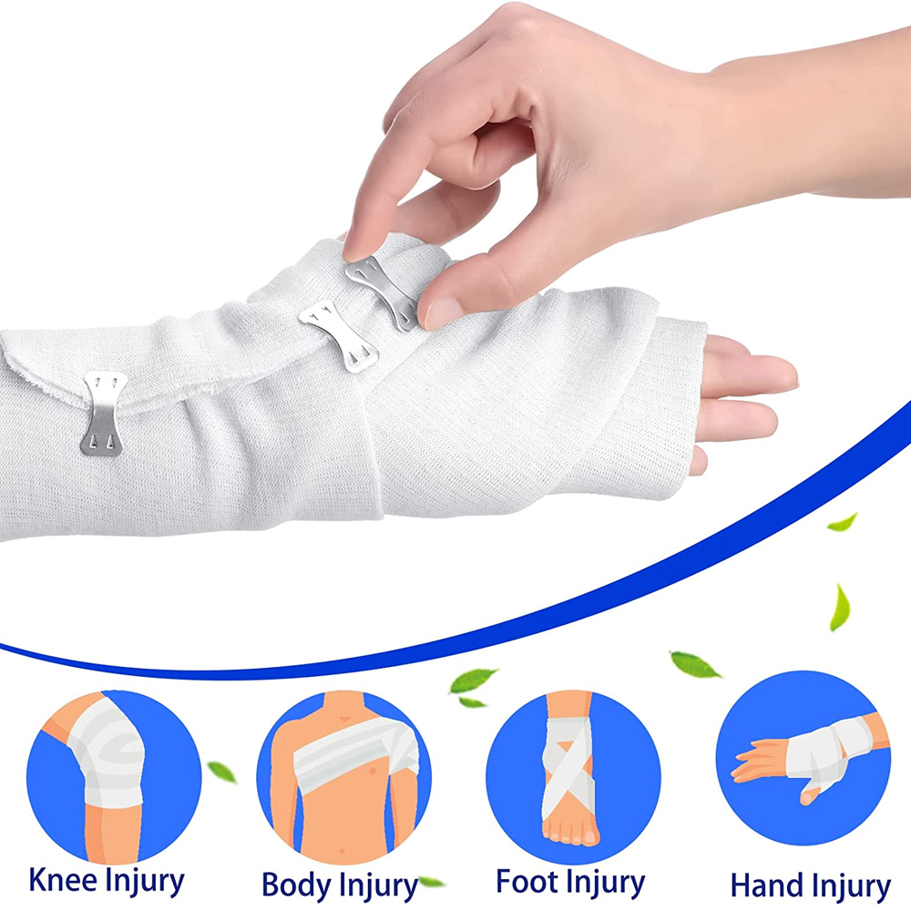 QMWWMQ 10Pcs/Set Elastic Bandage Clips Bandage Wrap Clips Stretch Metal Clips Replaceable Wrap Clips for Various Types Bandages. 