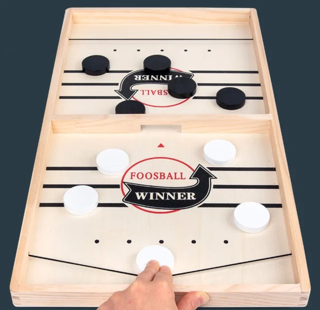 bouncing chess/creative foosball winner game. 