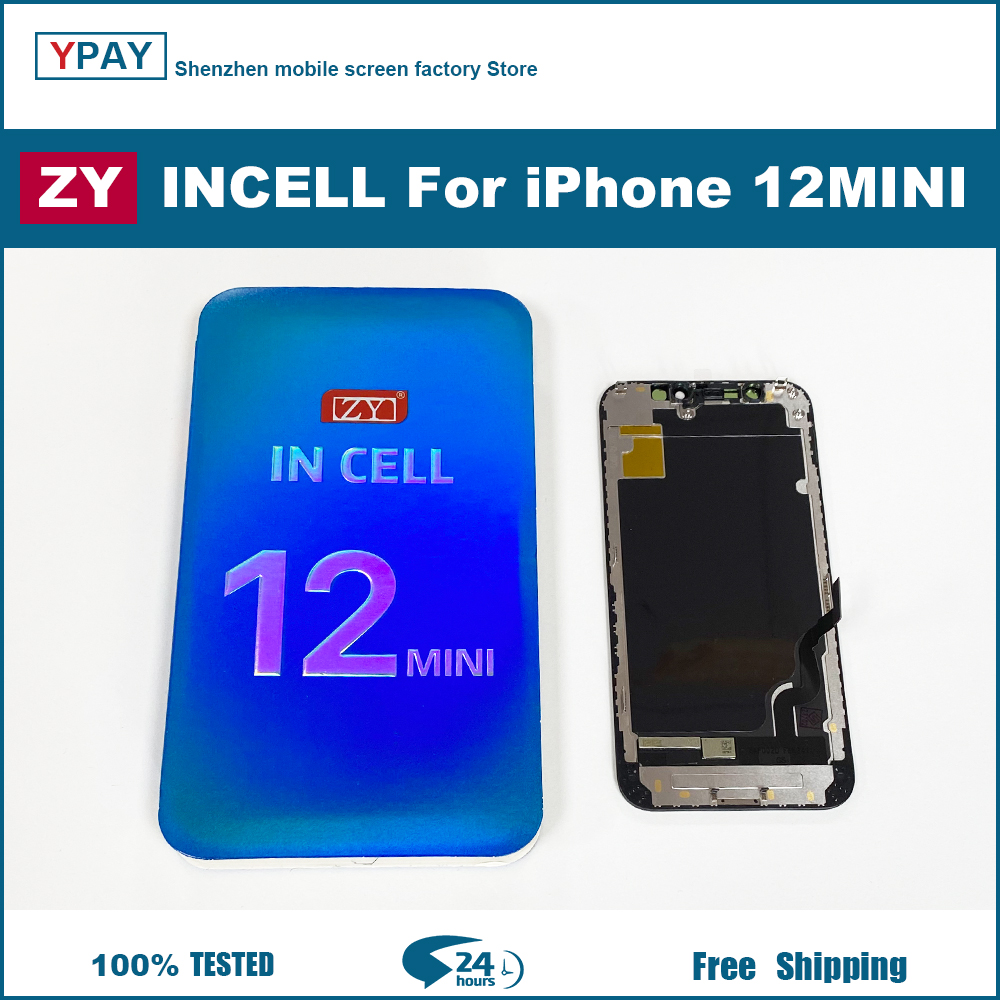 ZY Incell screen For iPhone X XS XR XsMax 11 12 13 LCD Display Touch Screen Digitizer Assembly Replacement Parts LCDs TRUE TONE. 