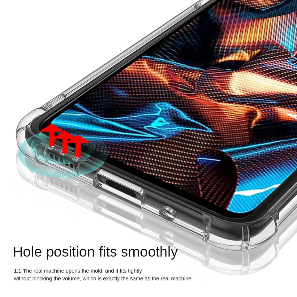 For Xiaomi Redmi Note 12 Pro Speed 5G (China Version) Shockproof Bumper Case with Clear Soft TPU Protective Phone Cover Anti-Scratch. 
