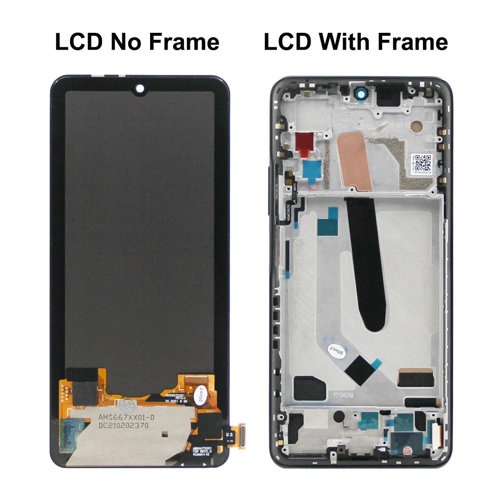 Super Amoled Poco F3 Screen Replacement, for Xiaomi Poco F3 M2012K11AG Lcd Display Digital Touch Screen Assembly for Poco F3 Pro. 
